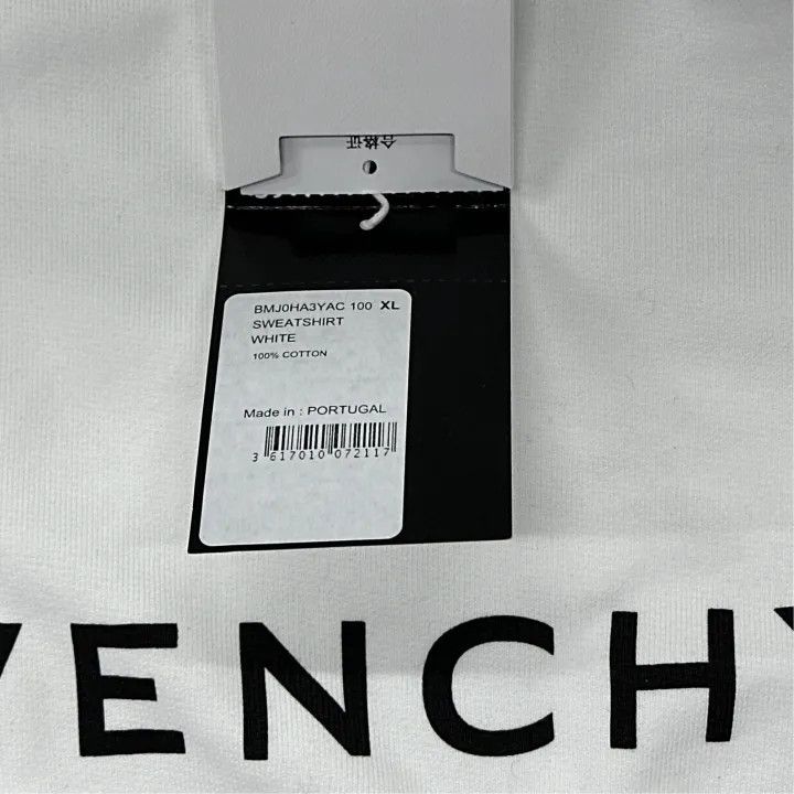 Givenchy Givenchy SS23 Logo Print Long Sleeve Sweatshirt Size US XL / EU 56 / 4 - 5 Thumbnail