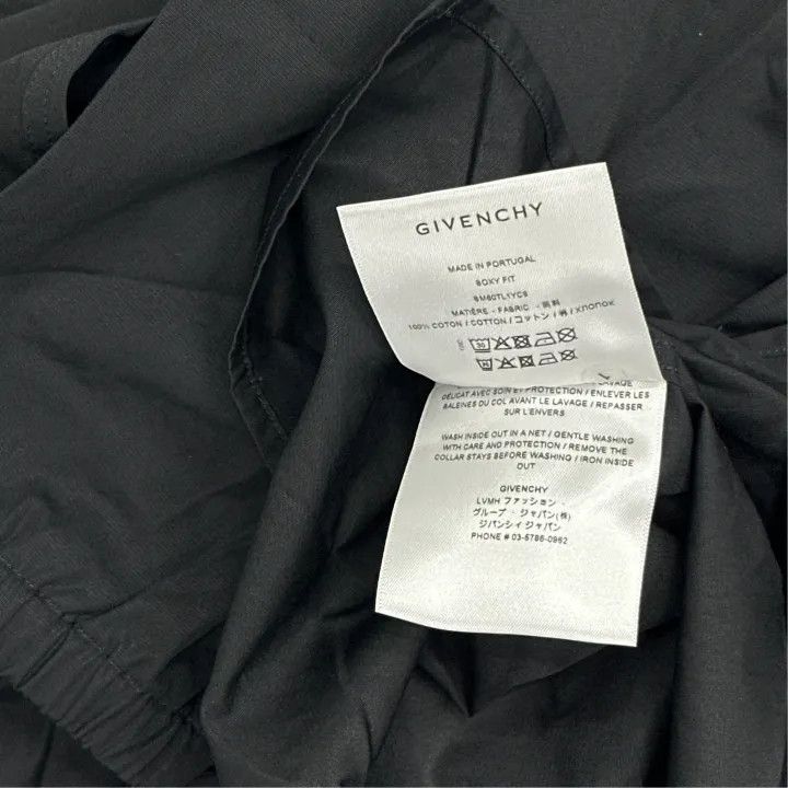 Givenchy Givenchy Black Logo Print Long Sleeve Shirt Size US M / EU 48-50 / 2 - 3 Thumbnail