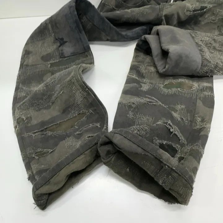 Givenchy Givenchy Camouflage Boro Distressed Jeans Size US 32 / EU 48 - 7 Thumbnail