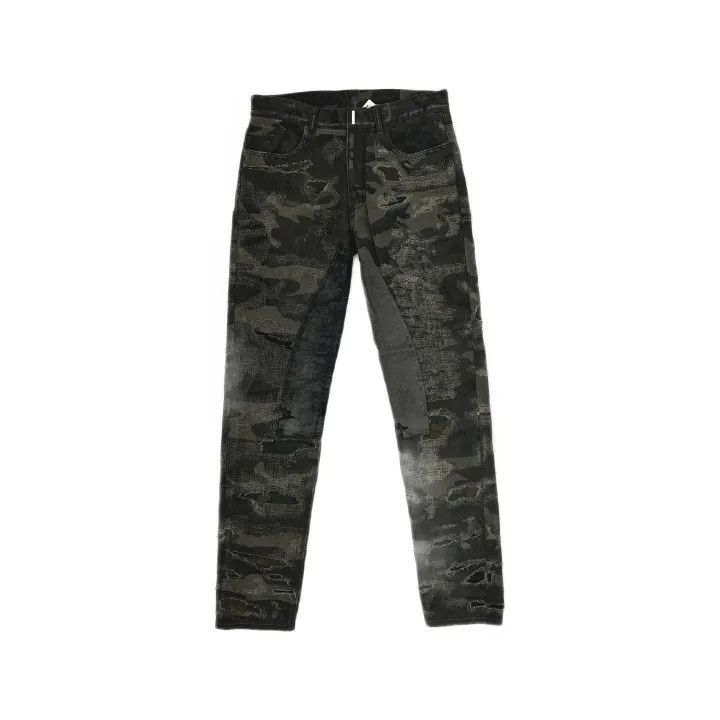 Givenchy Givenchy Camouflage Boro Distressed Jeans Size US 32 / EU 48 - 2 Thumbnail