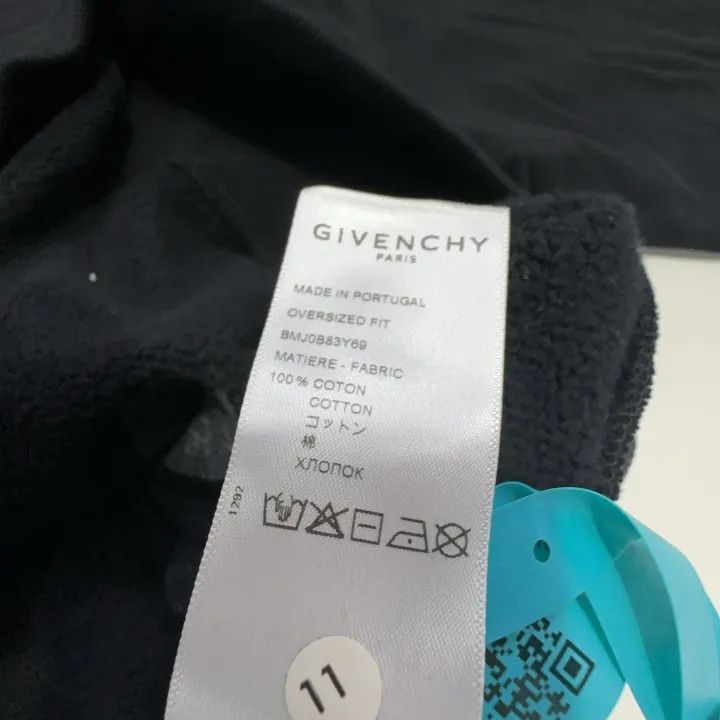 Givenchy Givenchy Black Logo Print Long Sleeve Sweatshirt Size US M / EU 48-50 / 2 - 6 Thumbnail
