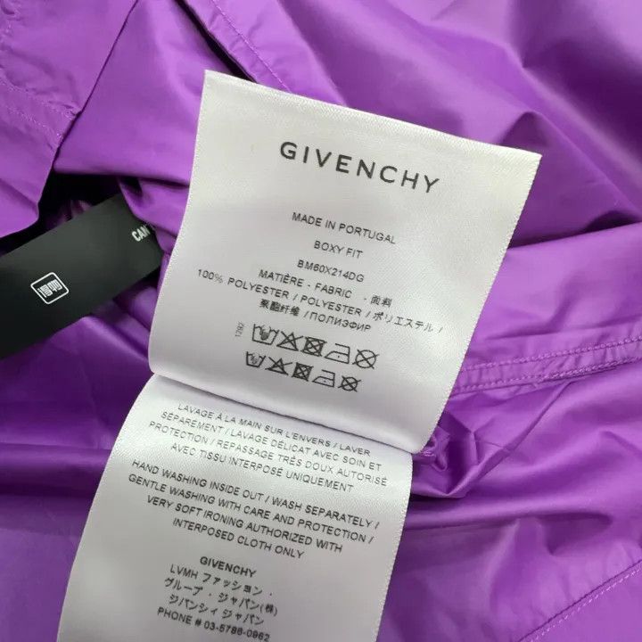 Givenchy Givenchy Purple Short Sleeve Zip Shirt Size US L / EU 52-54 / 3 - 3 Thumbnail