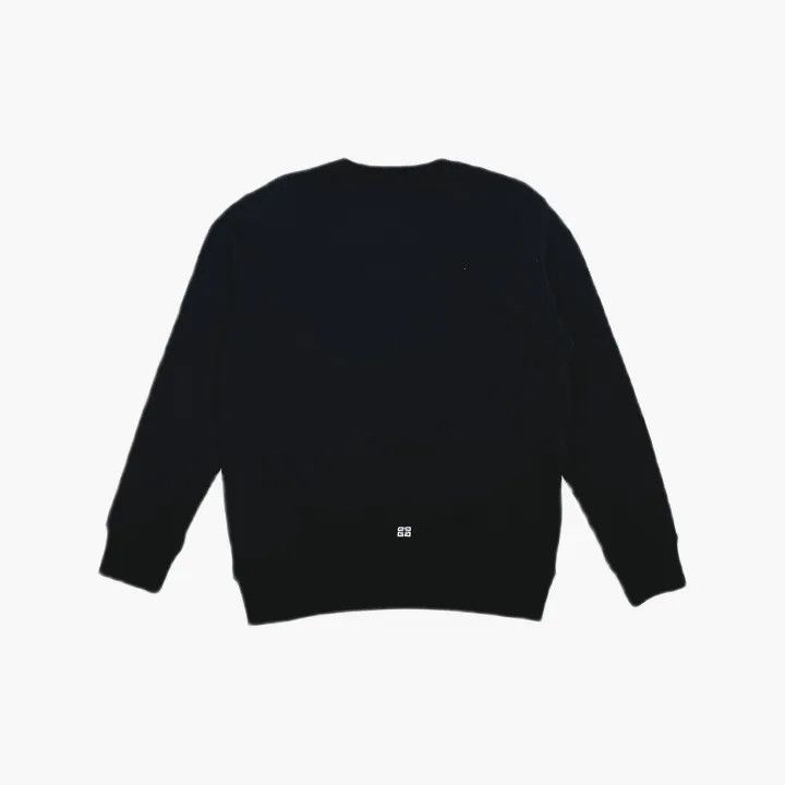 Givenchy Givenchy Black Logo Embroidered Sweatshirt Size US M / EU 48-50 / 2 - 3 Thumbnail