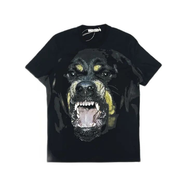 Givenchy Givenchy Classic Rottweiler Graphic Cotton T-Shirt Size US M / EU 48-50 / 2 - 2 Thumbnail