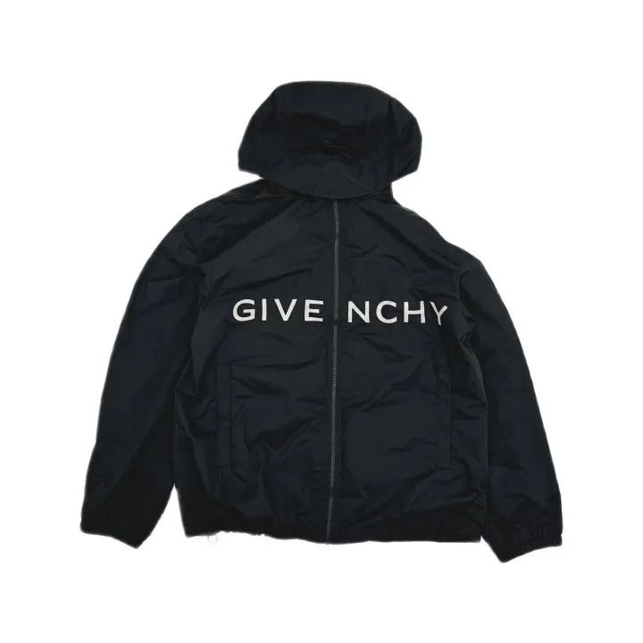 Givenchy Givenchy Letter Print Zip-Up Hooded Jacket Size US M / EU 48-50 / 2 - 2 Thumbnail