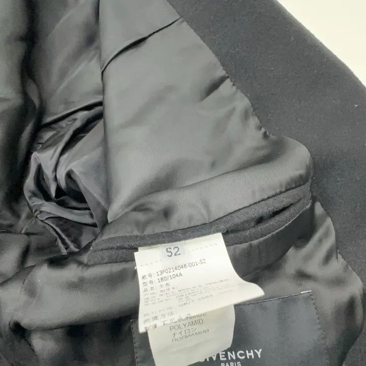 Givenchy Givenchy Black Wool Zipper Coat for Men Size US L / EU 52-54 / 3 - 5 Thumbnail