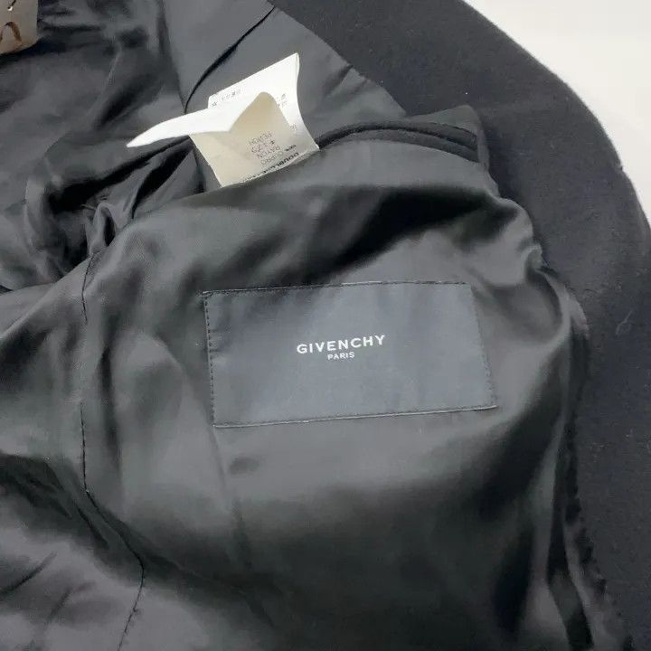 Givenchy Givenchy Black Wool Zipper Coat for Men Size US L / EU 52-54 / 3 - 6 Thumbnail