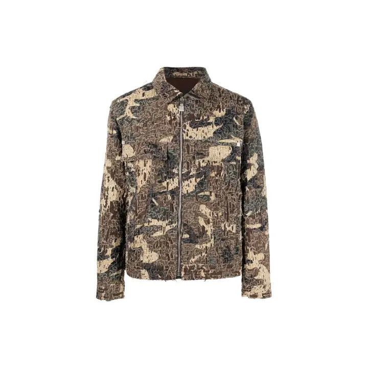 Givenchy Givenchy Camo Print Zip-Up Jacket for Men Size US M / EU 48-50 / 2 - 2 Thumbnail