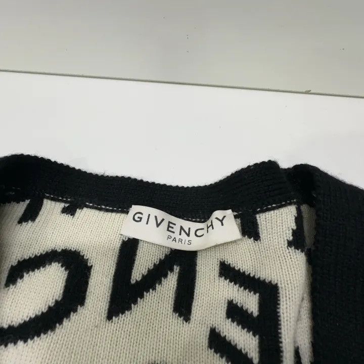 Givenchy Givenchy SS21 Logo Print Wool Cardigan Size US XL / EU 56 / 4 - 4 Thumbnail