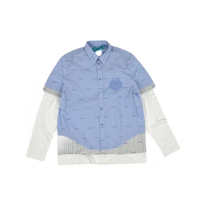 Givenchy Givenchy Logo Print Long Sleeve Shirt Size US M / EU 48-50 / 2 - 2 Thumbnail
