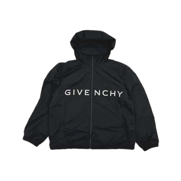 Givenchy Givenchy Black Logo Print Long-Sleeve Jacket Size US L / EU 52-54 / 3 - 2 Thumbnail
