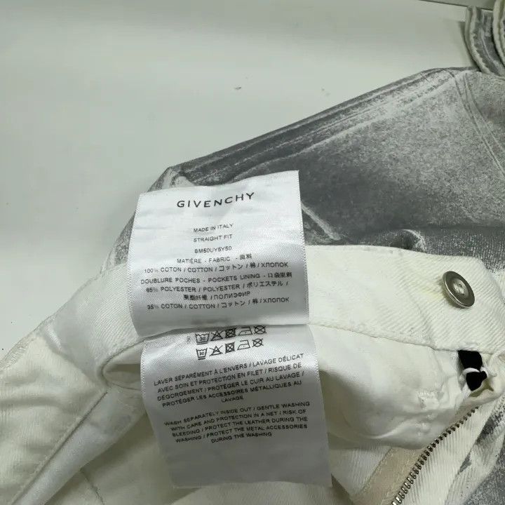 Givenchy Givenchy SS23 Logo Print Straight Jeans Size US 30 / EU 46 - 5 Thumbnail