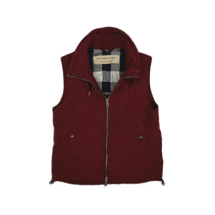 Burberry Burberry Red Casual Zipper Vest Size US L / EU 52-54 / 3 - 2 Thumbnail
