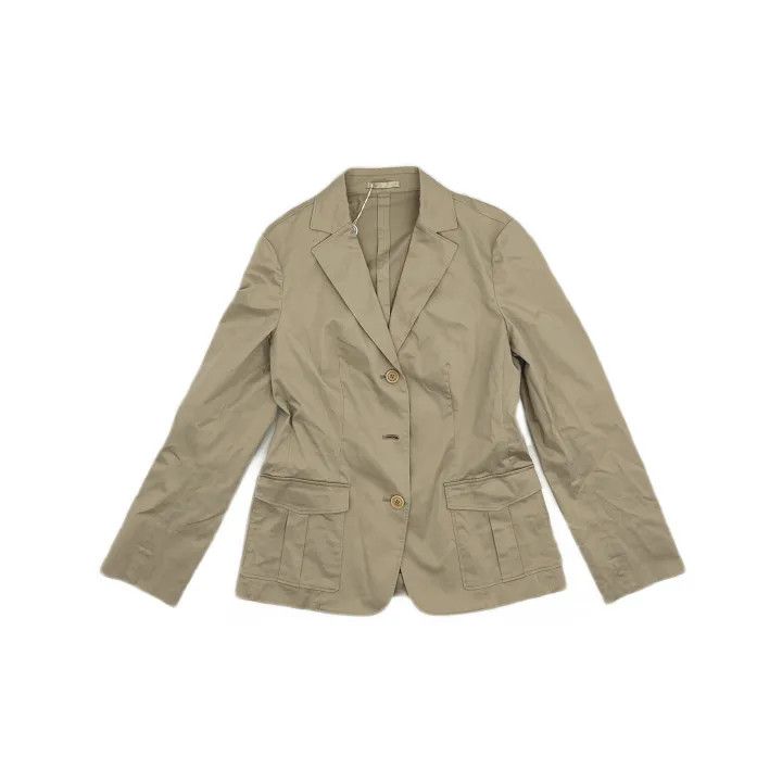 Burberry Burberry Beige Long Sleeve Suit Jacket for Men Size US M / EU 48-50 / 2 - 2 Thumbnail
