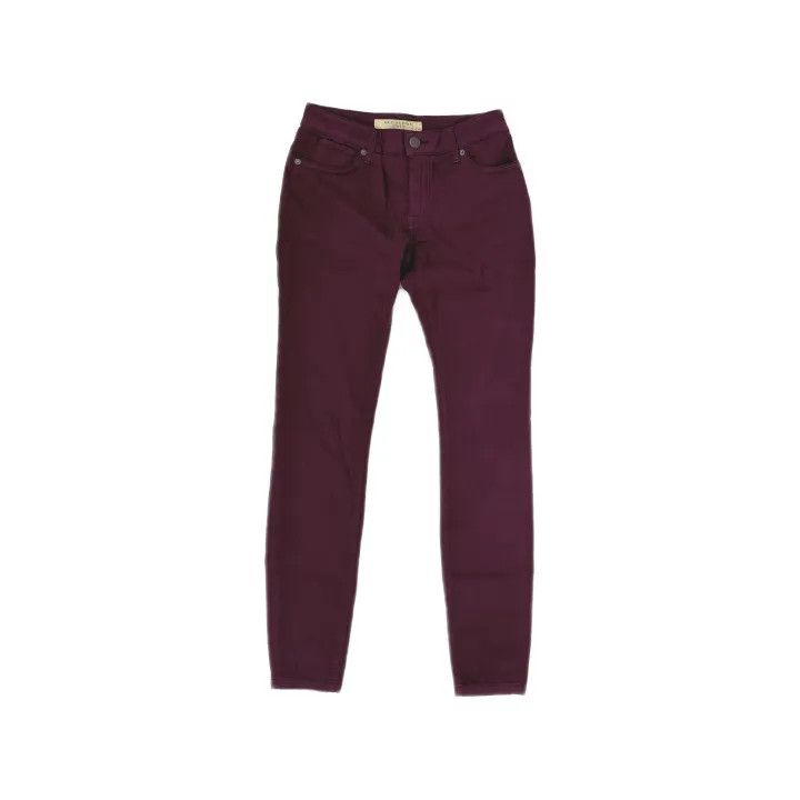 Burberry Burberry Dark Purple Casual Pants for Men Size US 27 - 2 Thumbnail