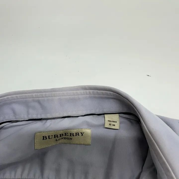 Burberry Burberry Stylish Long Sleeve Shirt in Light Blue Size US S / EU 44-46 / 1 - 4 Thumbnail