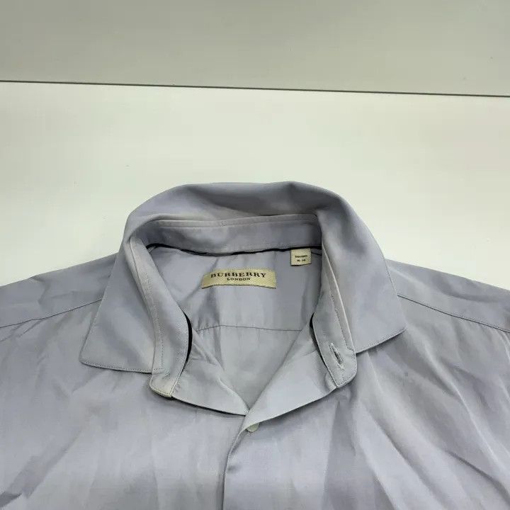 Burberry Burberry Stylish Long Sleeve Shirt in Light Blue Size US S / EU 44-46 / 1 - 7 Thumbnail
