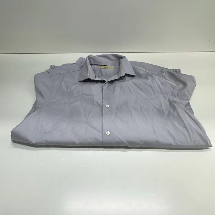 Burberry Burberry Stylish Long Sleeve Shirt in Light Blue Size US S / EU 44-46 / 1 - 13 Thumbnail