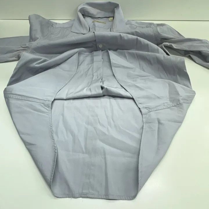 Burberry Burberry Stylish Long Sleeve Shirt in Light Blue Size US S / EU 44-46 / 1 - 10 Thumbnail