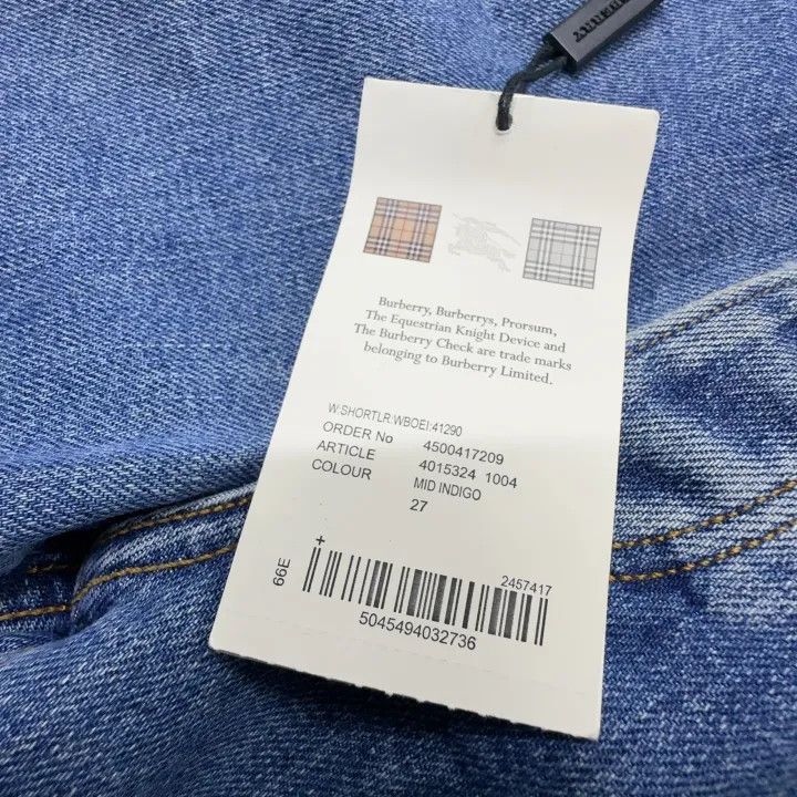 Burberry Burberry Stylish Comfortable Denim Shorts Size US 27 - 6 Thumbnail
