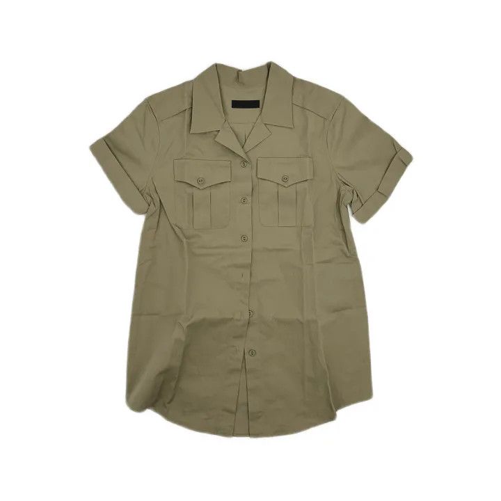 Burberry Burberry Casual Solid Button-Up Short Sleeve Shirt Size US M / EU 48-50 / 2 - 2 Thumbnail