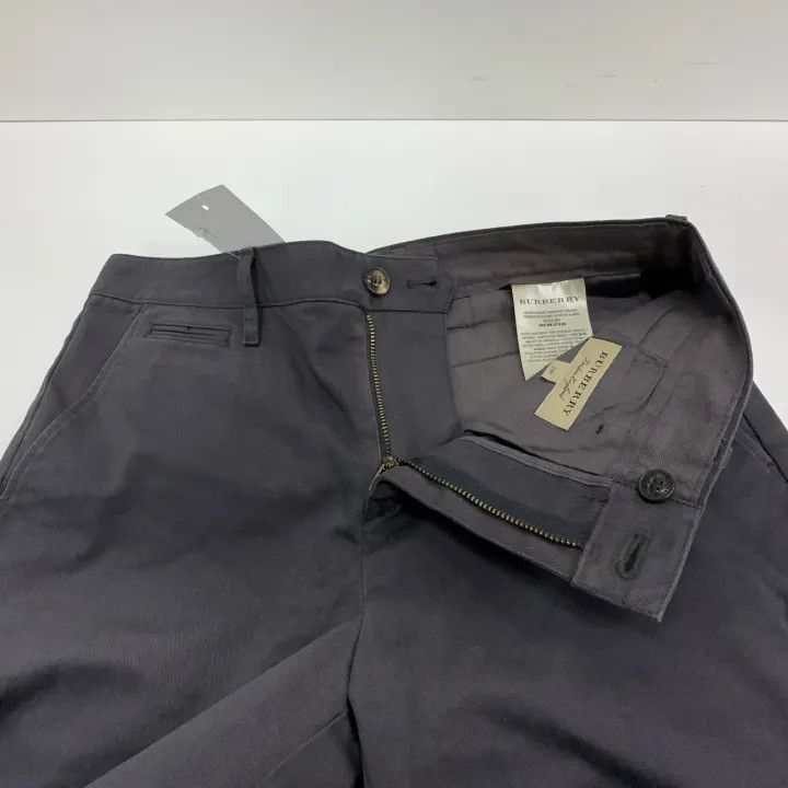 Burberry Gray Casual Button Pants for Men