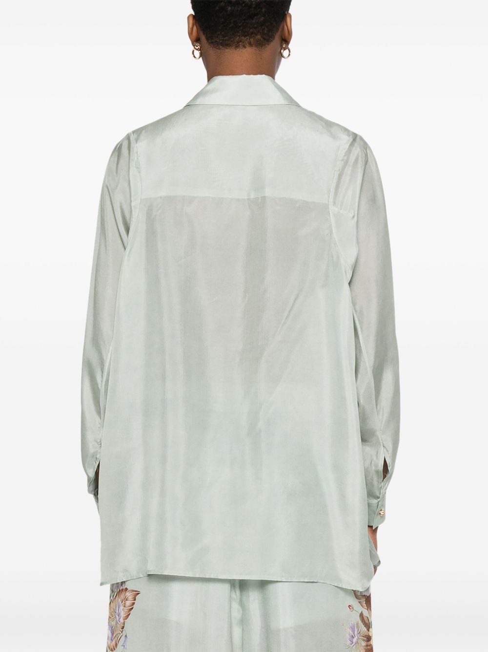 Zimmermann COCO PRINTED SILK SHIRT Size L / US 10 / IT 46 - 3 Thumbnail
