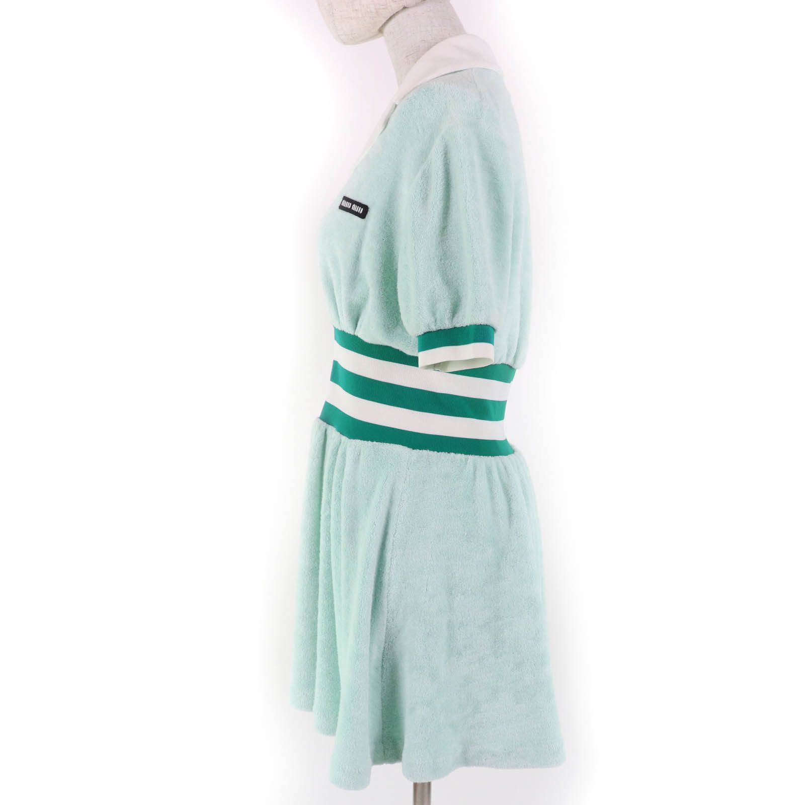 Miu Miu Miu Miu MiuMiu Logo embroidered pile one piece Others Dresses MF4169 DUTY FREE for USA Size ONE SIZE - 2 Thumbnail