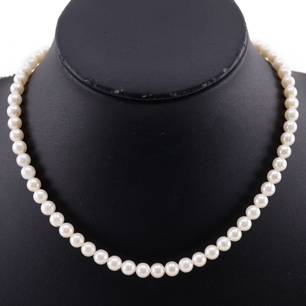 Other Other Pearl Silver Necklace Metal Necklace DUTY FREE for USA Size ONE SIZE - 2 Thumbnail