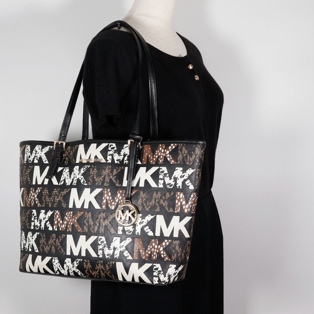 Michael Kors Michael Kors Michael Kors Jet Set Travel PVC Tote Bag Plastic Tote Bag 35F1GTVT2L DUTY FREE for USA Size ONE SIZE - 16 Thumbnail