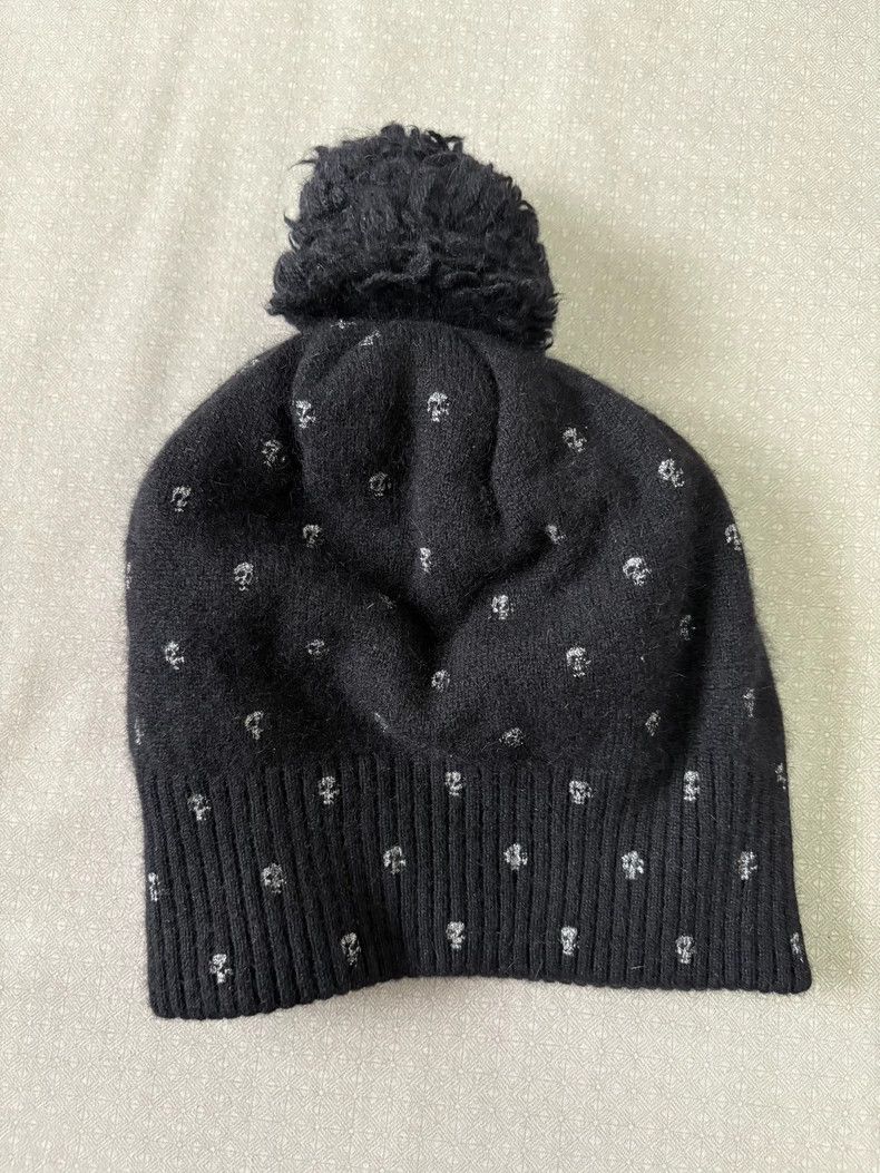 Hysteric Glamour Vintage Knit Hat with Skull Pattern Size ONE SIZE - 3 Thumbnail