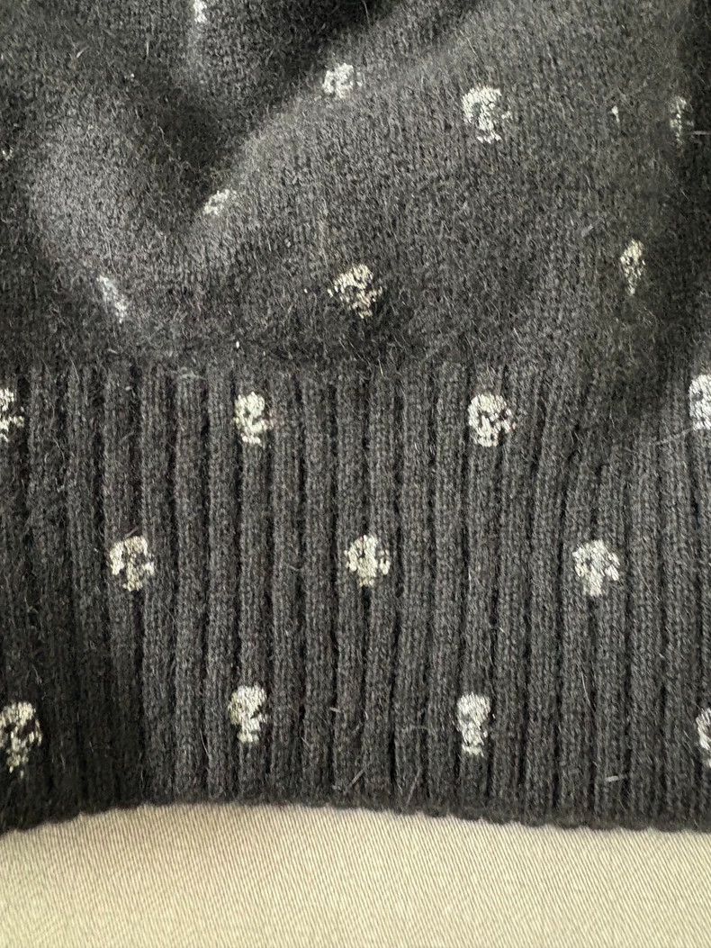 Hysteric Glamour Vintage Knit Hat with Skull Pattern Size ONE SIZE - 4 Thumbnail
