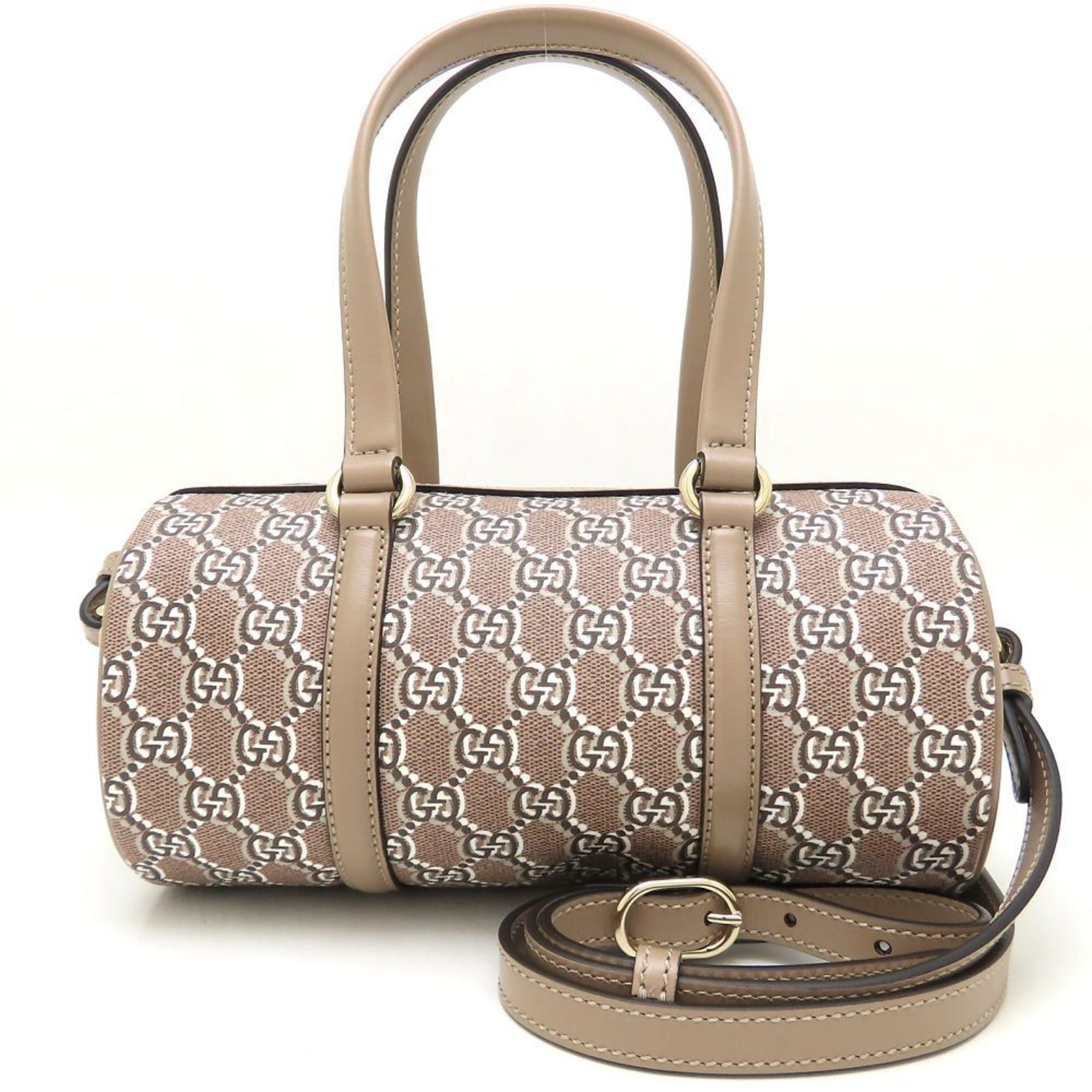 Gucci GUCCI 796230 Shoulder Bag GG Shadow 2Way Canvas x Leather Toile Taupe 352524 Size ONE SIZE - 9 Thumbnail