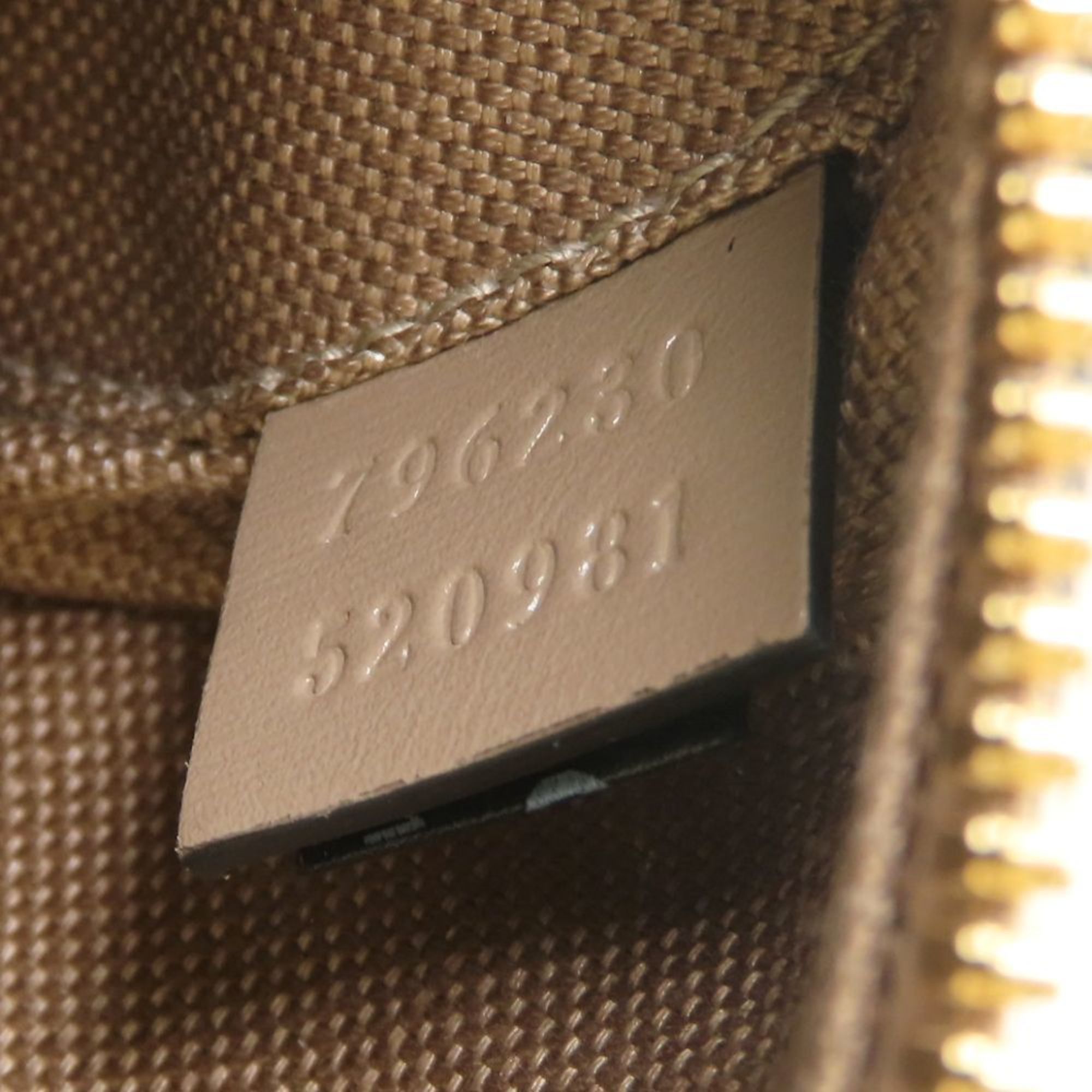 Gucci GUCCI 796230 Shoulder Bag GG Shadow 2Way Canvas x Leather Toile Taupe 352524 Size ONE SIZE - 8 Thumbnail