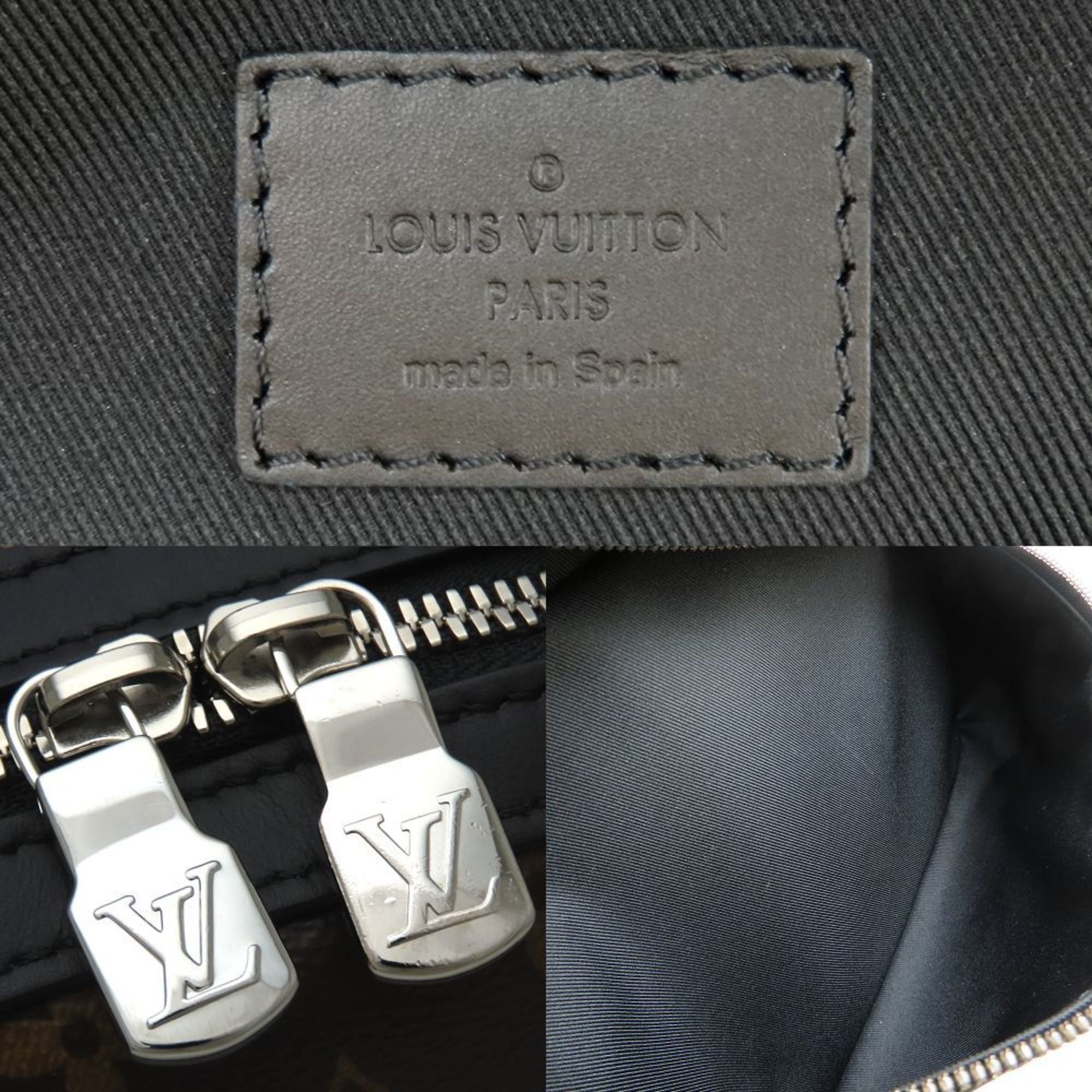 Louis Vuitton Louis Vuitton Monogram Macassar Discovery Backpack PM M46684 Brown Black 352542 Size ONE SIZE - 8 Thumbnail