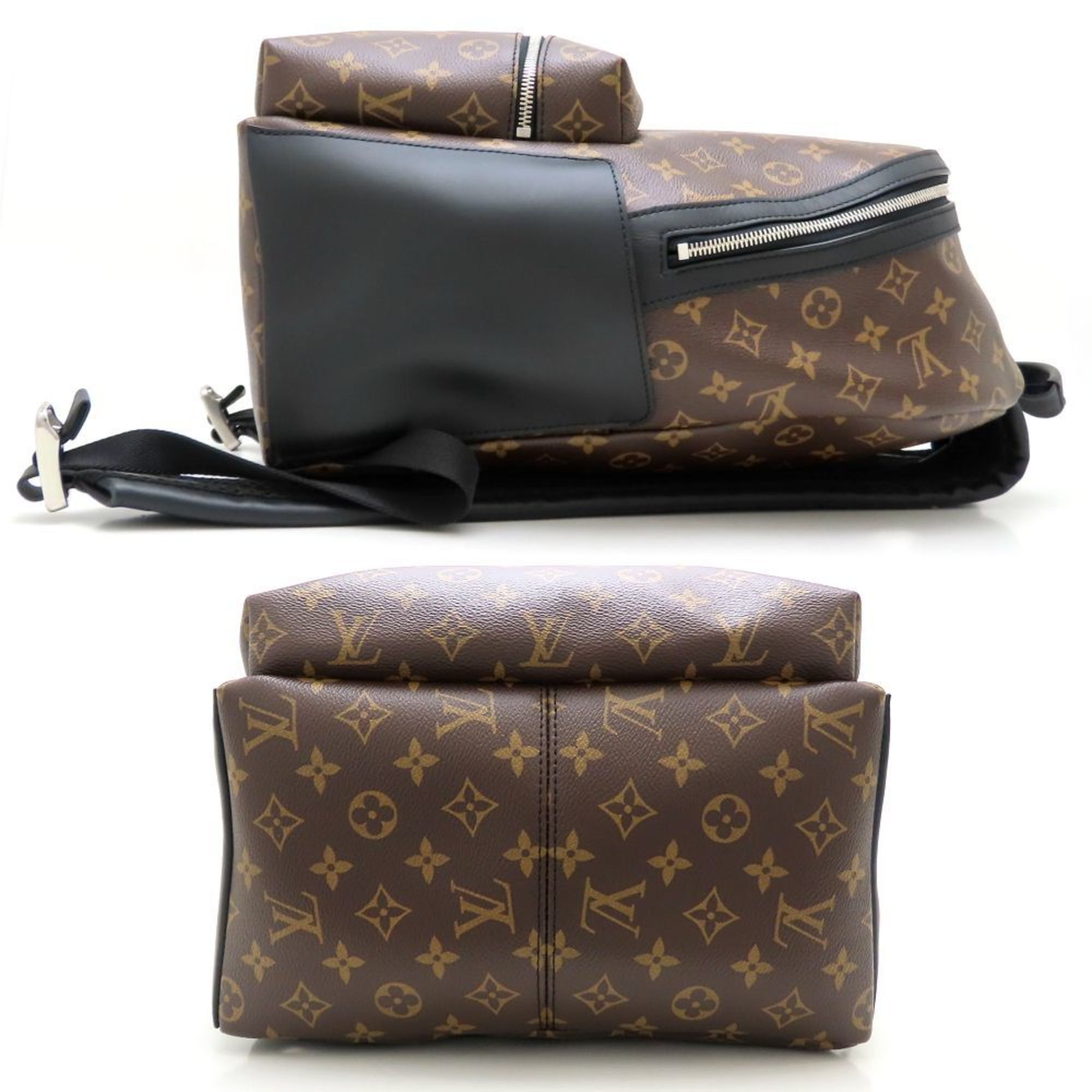Louis Vuitton Louis Vuitton Monogram Macassar Discovery Backpack PM M46684 Brown Black 352542 Size ONE SIZE - 2 Thumbnail