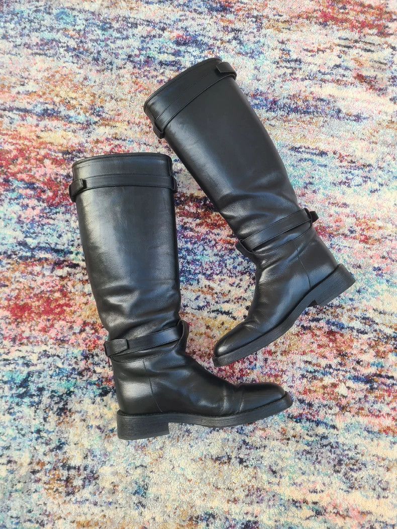 Ann Demeulemeester Ann Demeulemeester Men's Leather Boots Size US 10 / IT 40 - 3 Thumbnail