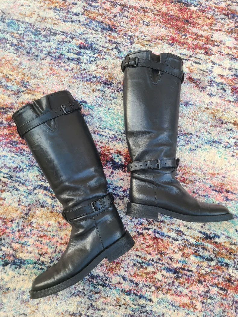 Ann Demeulemeester Ann Demeulemeester Men's Leather Boots Size US 10 / IT 40 - 4 Thumbnail