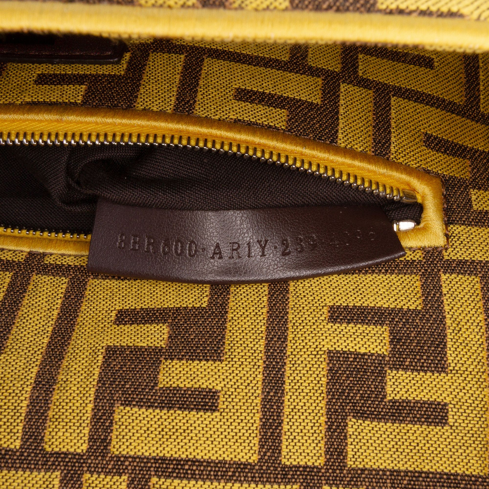 Fendi Fendi FRGMT x Zucca Embroidered Canvas Baguette Satchel Size ONE SIZE - 6 Thumbnail