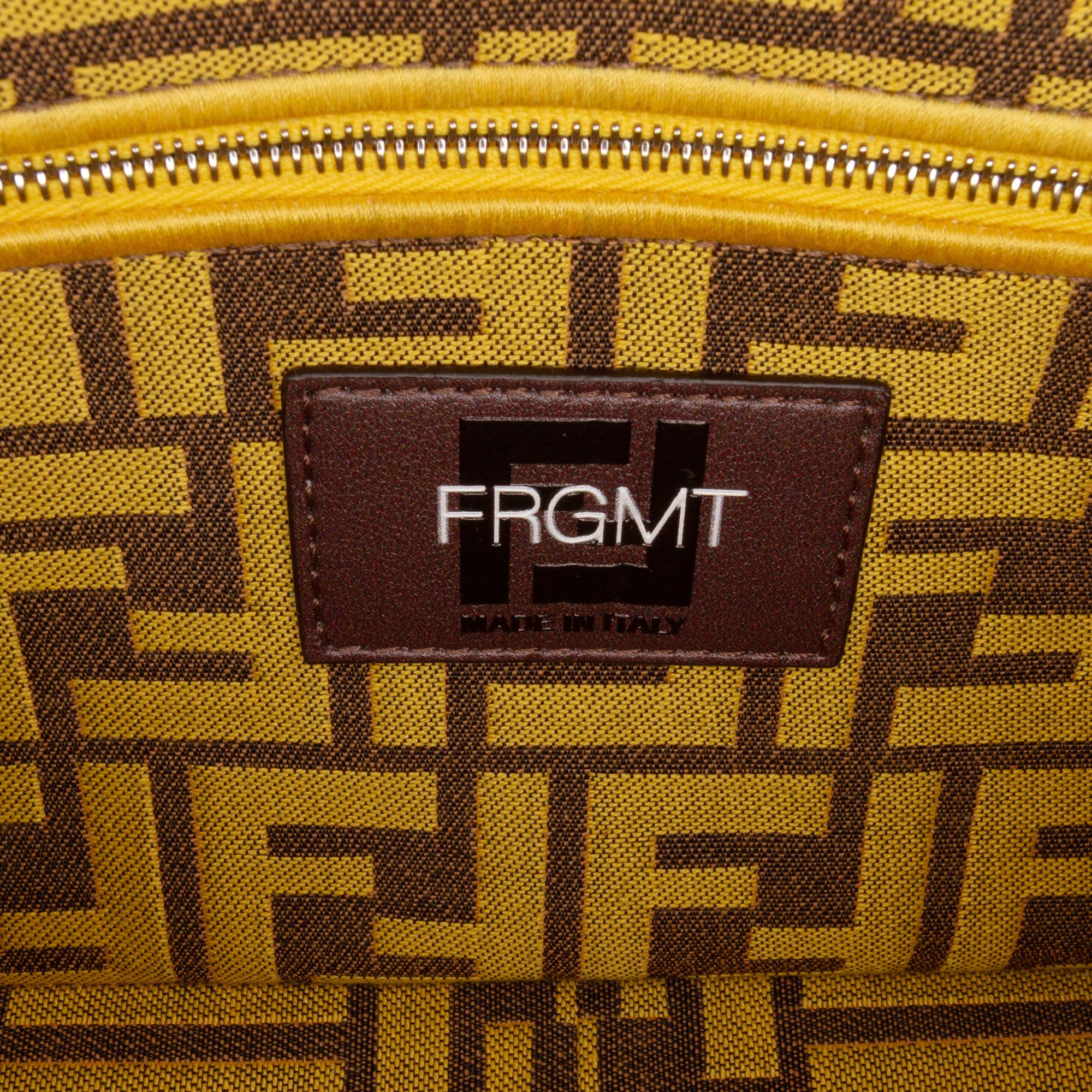 Fendi Fendi FRGMT x Zucca Embroidered Canvas Baguette Satchel Size ONE SIZE - 5 Thumbnail