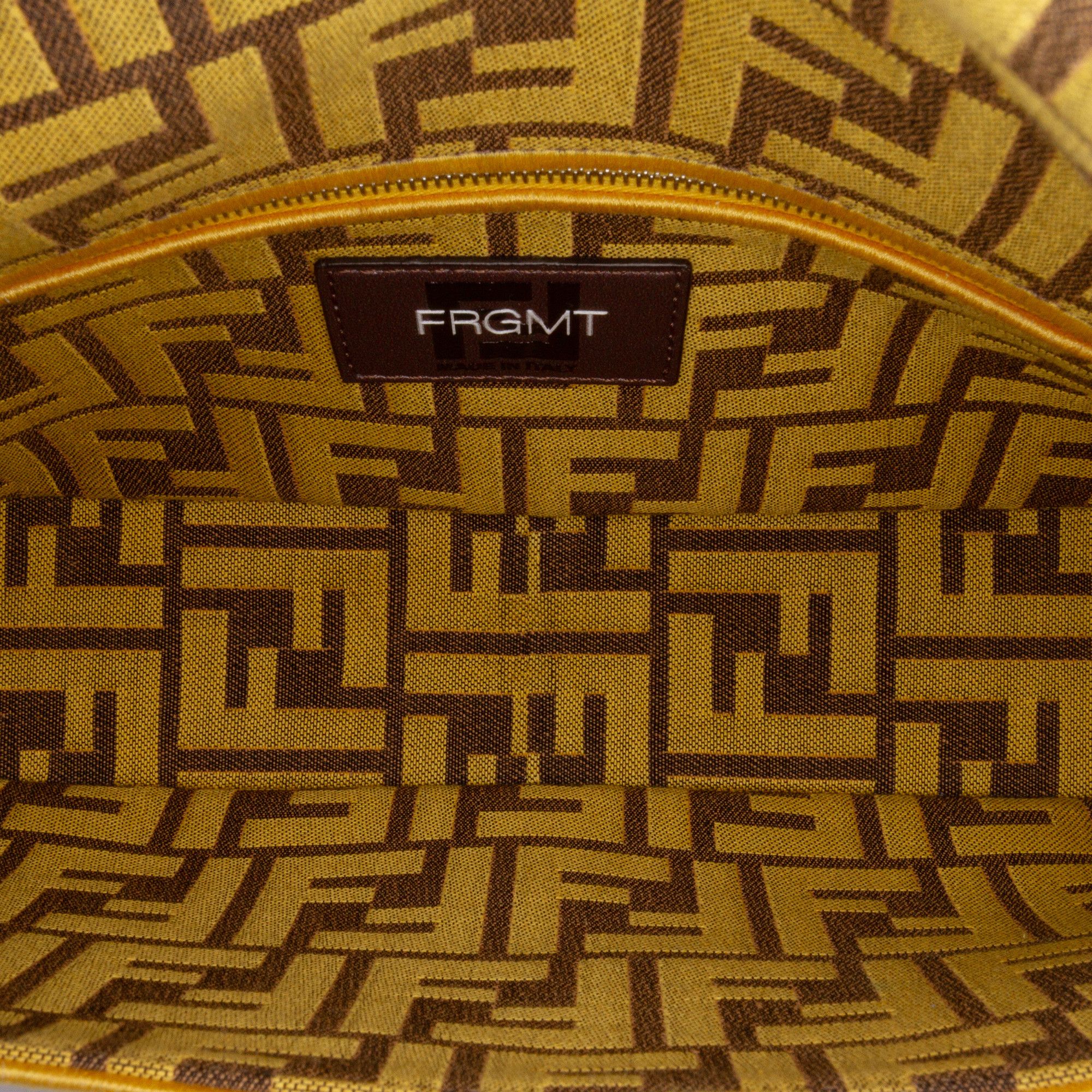 Fendi Fendi FRGMT x Zucca Embroidered Canvas Baguette Satchel Size ONE SIZE - 4 Thumbnail