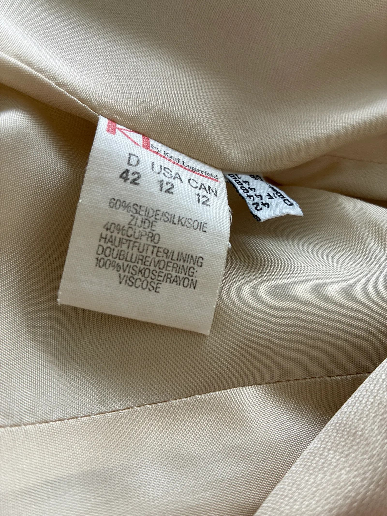 Karl Lagerfeld Karl Lagerfeld KL Karl Lagerfeld vintage kavaj Blazer Size M / US 6-8 / IT 42-44 - 3 Thumbnail