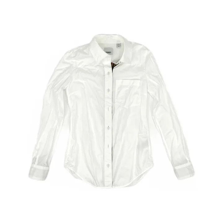 Burberry Burberry SS23 White Plaid Button-Up Shirt Size US M / EU 48-50 / 2 - 2 Thumbnail