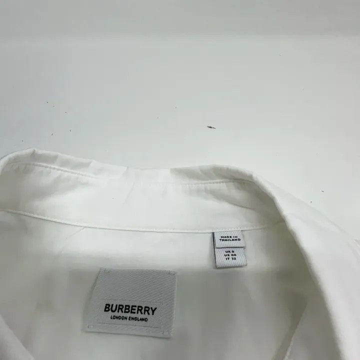 Burberry Burberry SS23 White Plaid Button-Up Shirt Size US M / EU 48-50 / 2 - 5 Thumbnail