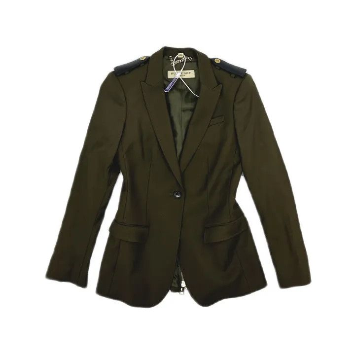 Burberry Burberry Stylish Solid Color Blazer Size US S / EU 44-46 / 1 - 2 Thumbnail