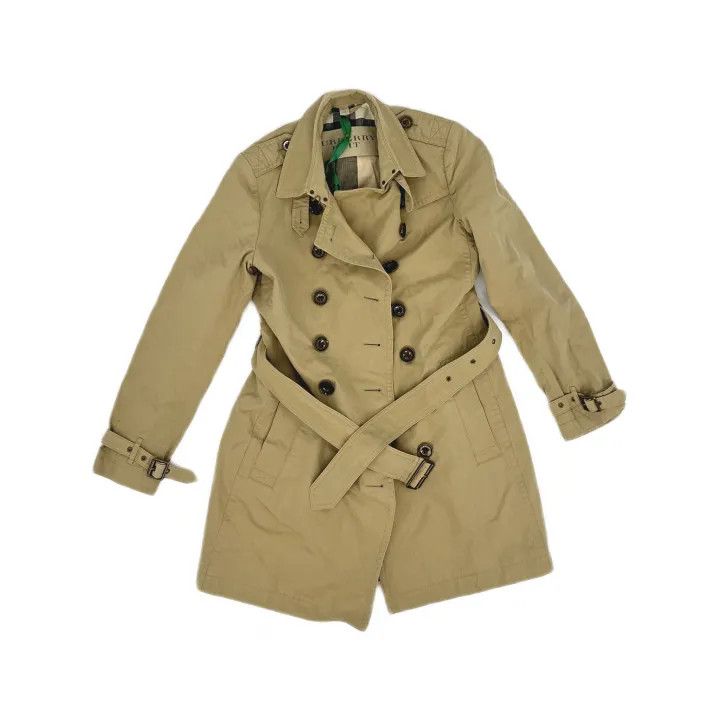 Burberry Burberry Double-Breasted Trench Coat in Khaki Size US S / EU 44-46 / 1 - 2 Thumbnail