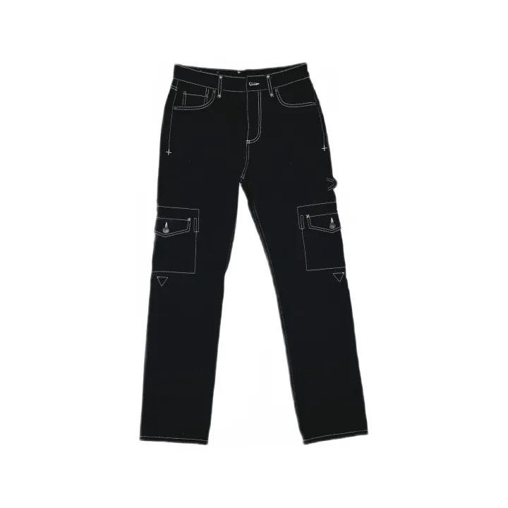 Burberry Burberry SS22 Black Straight-Leg Jeans Size US 30 / EU 46 - 2 Thumbnail