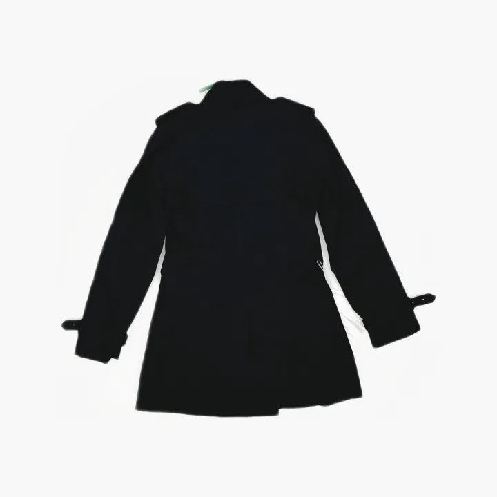 Burberry Blue Long Sleeve Double-Breasted Coat