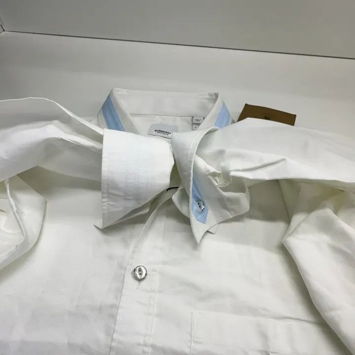 Burberry Burberry Cotton Long Sleeve Shirt for Men Size US L / EU 52-54 / 3 - 9 Thumbnail