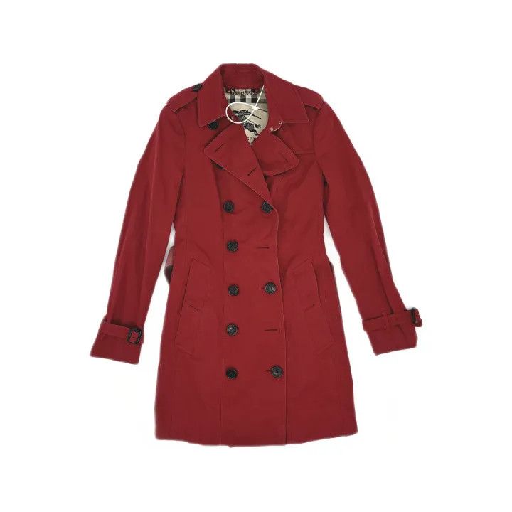 Burberry Burberry Classic Sandringham Red Trench Coat Size US S / EU 44-46 / 1 - 2 Thumbnail